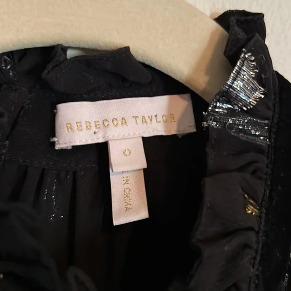 Rebecca Taylor Blouse SIZE 0 - Picture 3 of 5